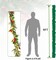 9FT Artificial Pre-Lit Christmas Holly Berry Garland with Timer (Polyethylene PE)